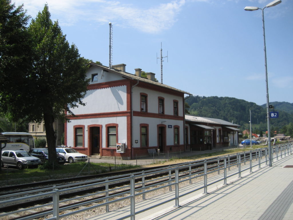 Bahnhof Traisen (Estação de Traisen ) - Foto de Domínio Público